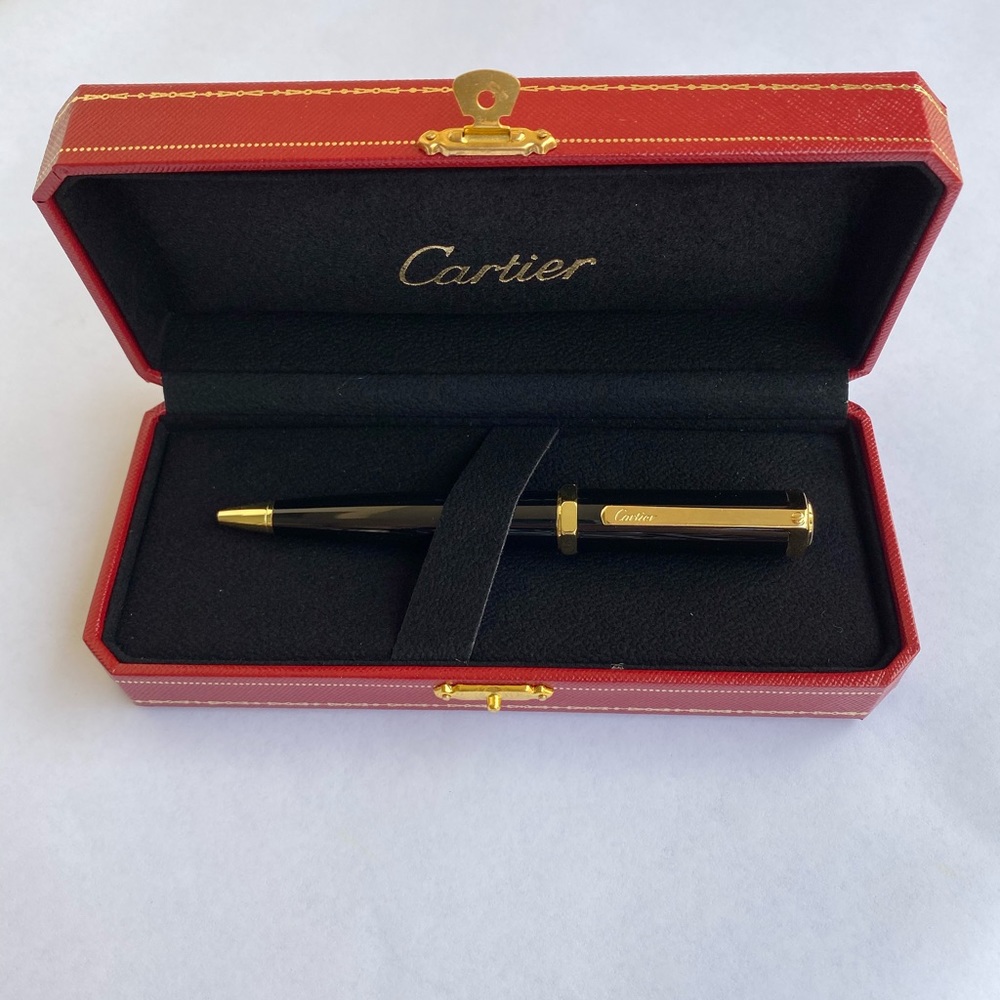 Used Like New Cartier Ballpoint Pen Black